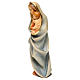 Statue Gottesmutter mit Kind bemalten Grödnertal Holz s3
