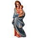 Madonna with Child modern style statue in wood, Val Gardena s1