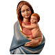 Madonna with Child modern style statue in wood, Val Gardena s4