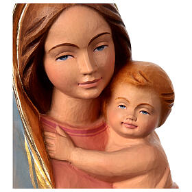 Statua Madonna moderna legno dipinto Val Gardena