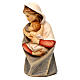 Estatua busto Virgen madera pintada Val Gardena s2