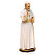 Pope Francis Statue wood painted Val Gardena s3