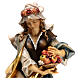 Saint Dorothy Statue with rose wood painted Val Gardena s2