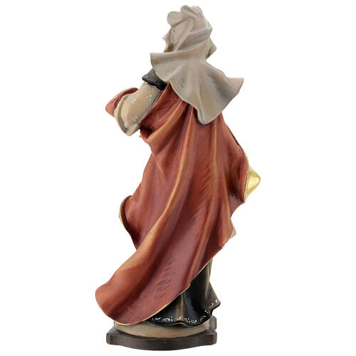 Statua Santa Maria Maddalena con balsamario legno dipinto Val Gardena 6