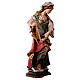 Statue of St. Cecilia of Rome with organ in painted wood from Val Gardena s4