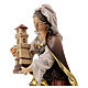 Figura Święta Barbara z Nikomedii z wieżą drewno malowane Val Gardena s4