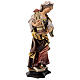 Saint Barbara of Nicomedia Statue with tower wood painted Val Gardena s5
