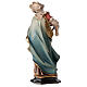 Estatua Santa Caterina de Alessandria con rueda madera pintada Val Gardena s4