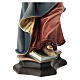 Statua Santa martire con libro e palma legno dipinto Val Gardena s6