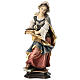 Martyr Saint Statue with Book and Palm wood painted Val Gardena s1