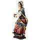 Martyr Saint Statue with Book and Palm wood painted Val Gardena s3