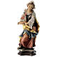 Saint Hedwig of Silesia Statue with Church wood painted Val Gardena s1