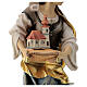 Saint Hedwig of Silesia Statue with Church wood painted Val Gardena s4