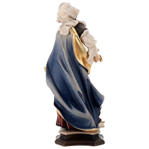 Saint Apollonia of Alexandria Statue with Prong wood painted Val Gardena 6