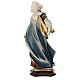 Estatua Santa Margarita de Antioquía con cruz madera pintada Val Gardena s5