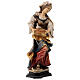 Saint Julia of Corsica Statue with a pigeon wood painted Val Gardena s5