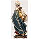 Statua Santa Veronica da Gerusalemme con sudario legno dipinto Val Gardena s5