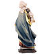 Saint Adelaide of Burgundy Statue with Church wood painted Val Gardena s5