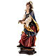 Statua Santa Verena da Zurzach con pettine legno dipinto Val Gardena s3