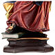 Statua Santa Verena da Zurzach con pettine legno dipinto Val Gardena s7