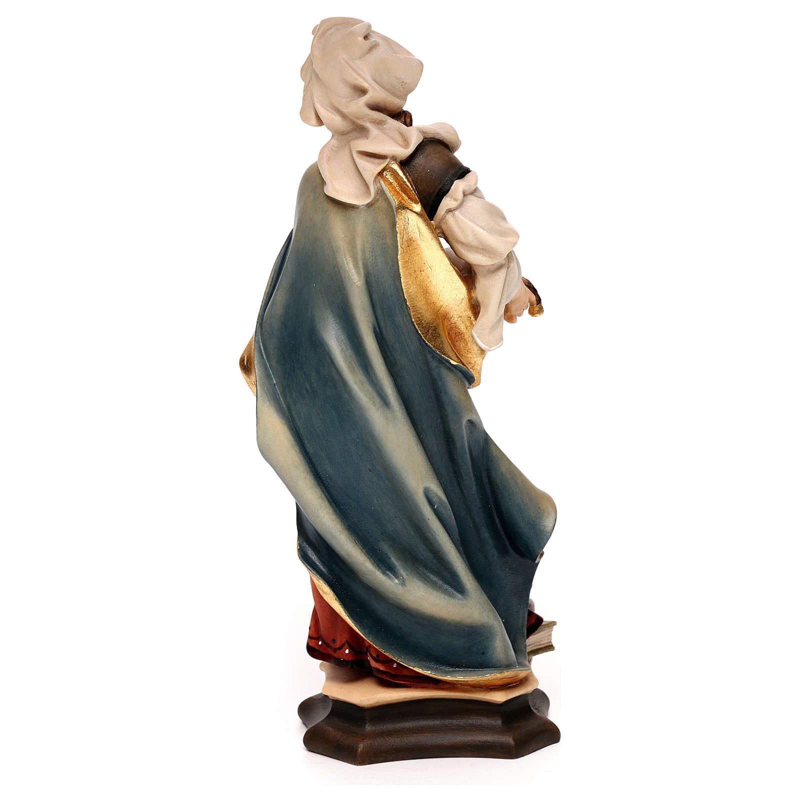 Statue Sainte Lucie de Syracuse avec yeux bois peint Val vente en ligne sur HOLYART