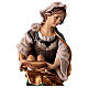 Statue of St. Agatha of Catania with breasts in painted wood from Val Gardena s2