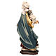 Figura Święta Agnieszka z Rzymu z barankiem drewno malowane Val Gardena s5