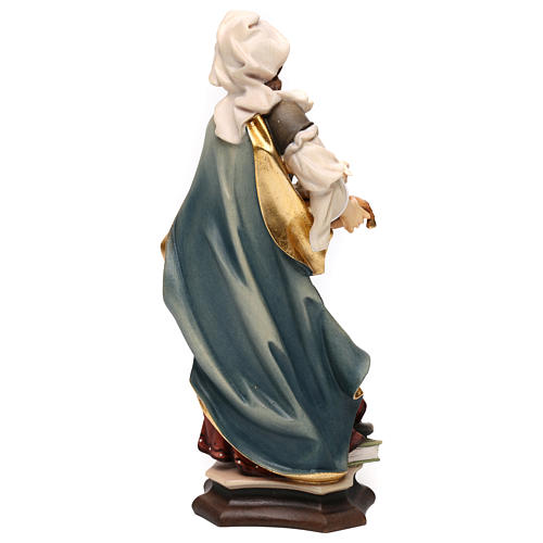 Saint Agnes of Rome Statue with Lamb wood painted Val Gardena 5