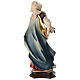 Statua Santa Claudia con palma legno dipinto Val Gardena s6