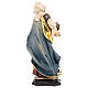 Statue Sainte Christine de Tyr avec meule bois peint Val Gardena s6