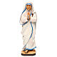 Statue Mutter Teresa bemalten Grödnertal Holz s1