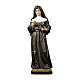 Statue Nonne augustinienne bois peint Val Gardena s1
