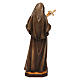 Statue of St. Rita of Cascia with cross in painted wood from Val Gardena s4