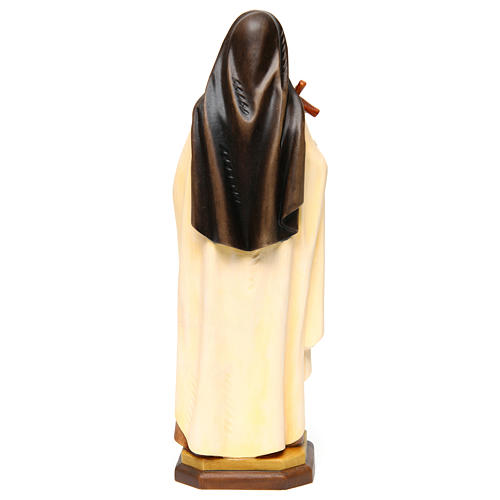 Statue of St. Therese of Lisieux (St. Therese of Child Jesus) in painted wood from Val Gardena 5