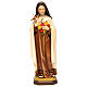 Santa Teresa di Lisieux (S. Teresa del Bambino Gesù) legno dipinto Val Gardena s1