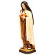 Santa Teresa di Lisieux (S. Teresa del Bambino Gesù) legno dipinto Val Gardena s3