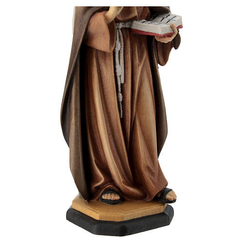 Estatua Monja clarisa madera pintada Val Gardena 4