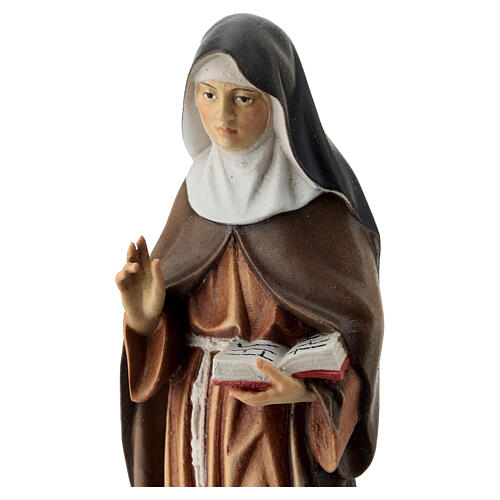 Figura Mniszka Klaryska drewno malowane Val Gardena 2