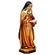 Statua Santa Chiara d'Assisi con ostensorio legno dipinto Val Gardena s4