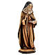 Estatua Santa Angela de Foligno con cruz madera pintada Val Gardena s4