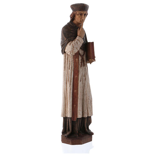 St Ivo carved wood statue 12 inc, Bethlehem 4