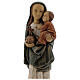 Virgen Española 27 cm de madera pintada Belén s2