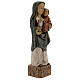 Virgen Española 27 cm de madera pintada Belén s4