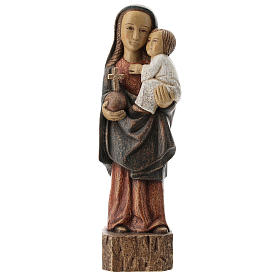 Statue in legno dipinto: Vergine Spagnola 27 cm in legno dipinto Bethléem 