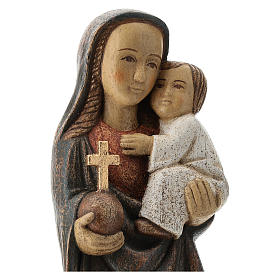 Statue in legno dipinto: Vergine Spagnola 27 cm in legno dipinto Bethléem 