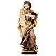 St. Joseph with Child and tool statue in wood, Val Gardena s6