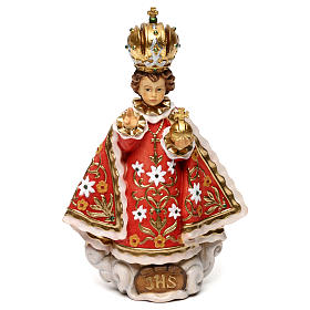 Infant Jesus of Prague statue in wood, Val Gardena