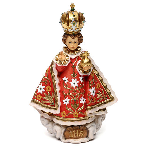 Infant Jesus of Prague statue in wood, Val Gardena 1