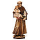 St Anthony of Padua statue in Valgardena wood s1