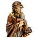 St. Joseph the worker statue in wood, Val Gardena s2